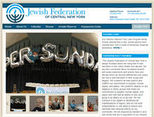 Tablet Screenshot of jewishfederationcny.org